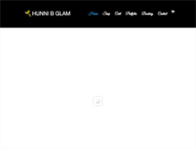 Tablet Screenshot of hunnibglam.com